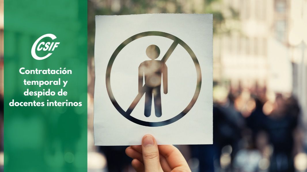 CSIF celebra la bajada del paro en CLM pero apunta a la contratación temporal y el despido de docentes interinos como 'puntos negros'