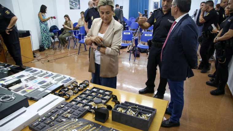 La Policía Nacional detiene en Toledo a un grupo especializado en robos con fuerza cuando trataban de huir con un botín de 142.000 euros