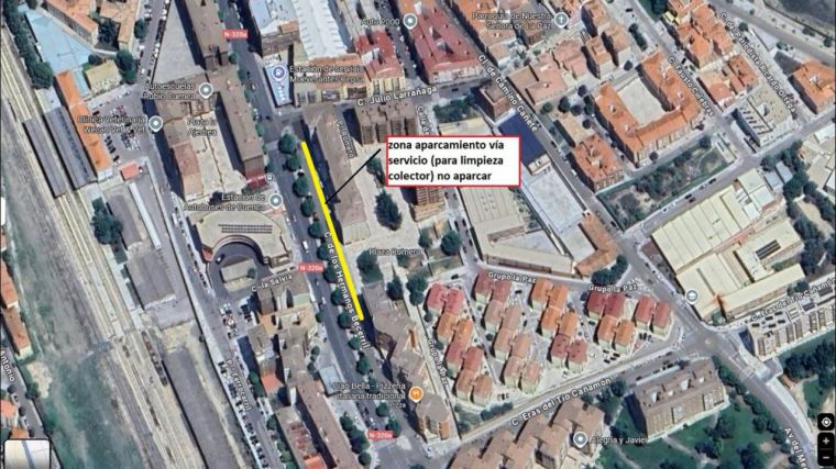 Este martes se corta el tráfico en el entorno del colector municipal de Hermanos Becerril de Cuenca
