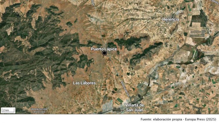 Herido un trabajador de 19 años tras caerle encima una máquina en Puerto Lápice