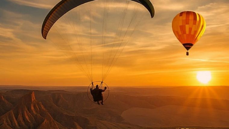 Ecologistas en Acción denuncia la celebración de un evento de vuelos en paramotor en las Barrancas de Castrejón