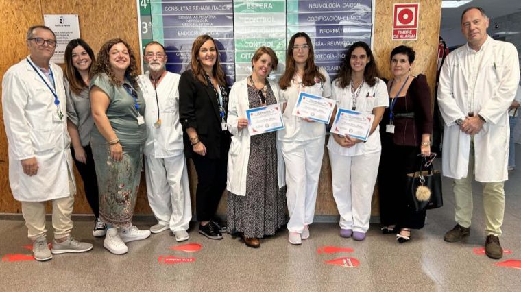Enfermeras del Hospital de Toledo, premiadas por un trabajo sobre la implementación de una nueva herramienta digital para la lectura de las pruebas cutáneas de alergia
