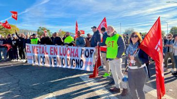 Los sindicatos estiman en un 95% el seguimiento de la huelga del metal en la provincia de Ciudad Real