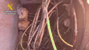 Detenido por el robo de más de 2.000 metros de cable de cobre del alumbrado público en municipios de Albacete