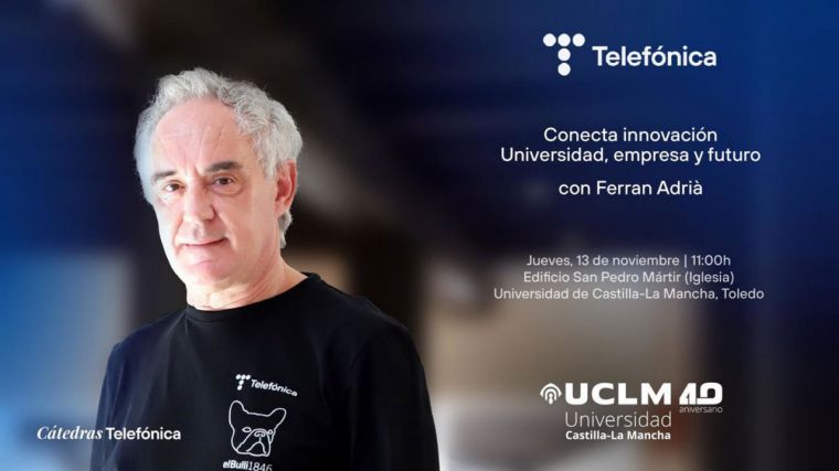 Ferran Adrià impartirá este jueves una lección magistral sobre su método de innovación Sapiens en el Campus de Toledo
