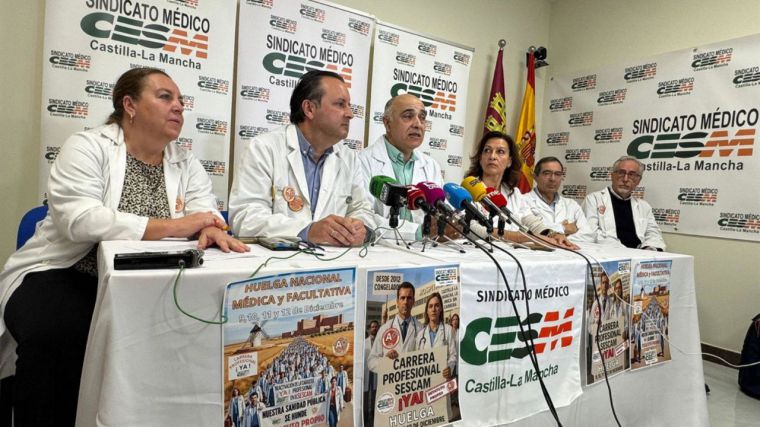 El Sindicato Médico de C-LM convoca una huelga de cuatro en diciembre para exigir la carrera profesional