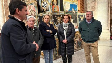 La Diputación de Toledo redobla esfuerzos para destacar el patrimonio cultural de la provincia poniendo en valor el catafalco de La Torre de Esteban Hambrán