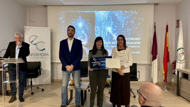 Una estudiante de doctorado de la UCLM, segunda galardonada en los XXV Premios de Investigación en Enfermería de Castilla-La Mancha