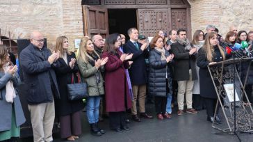 La presidenta de la Diputación de Toledo asiste al minuto de silencio convocado en Torrijos y condena con firmeza la violencia machista