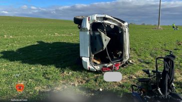 Un fallecido y tres heridas tras la salida de vía de un turismo en El Viso de San Juan