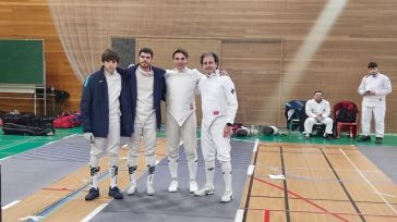 El equipo masculino de espada del Club de Esgrima Toledo logra el bronce nacional y roza el ascenso de categoría