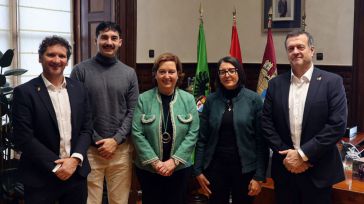 La presidenta Cedillo recibe y felicita a los toledanos campeones de Europa de fútbol sala