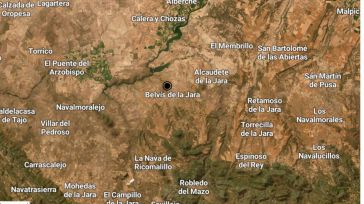 Rescatada una mujer atrapada en su coche por la crecida del arroyo Tamujoso en Belvís