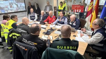 El Gobierno de CLM reúne al CECOPI para analizar la situación y mantener la vigilancia, seguimiento y actuaciones ante las previsiones del temporal