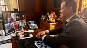 Carlos Velázquez se reúne con el equipo de la candidatura de Toledo para ser Capital Europea de la Cultura 2031 y el alcalde de Victoria (Malta)