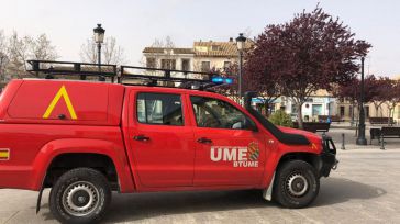 La UME se despliega en Talavera para llevar a cabo un ejercicio de entrenamiento