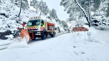 El Gobierno regional activa un operativo especial en las carreteras de la provincia de Albacete ante la previsión de nevadas