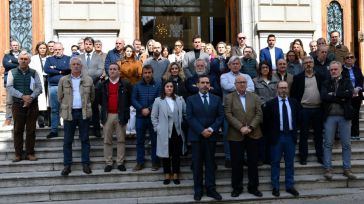 Minuto de silencio en la Diputación de Toledo con motivo del Día Europeo de las Víctimas del Terrorismo