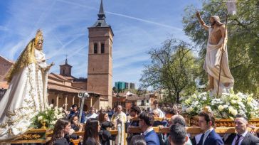 Guadalajara culmina su Semana Santa con una Procesión de Resurrección ante cientos de fieles y cofrades