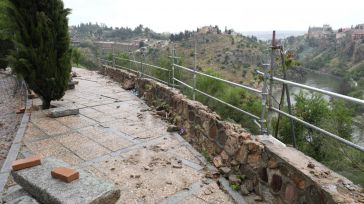 El Ayuntamiento de Toledo inicia la primera de las tres actuaciones en el muro del Valle