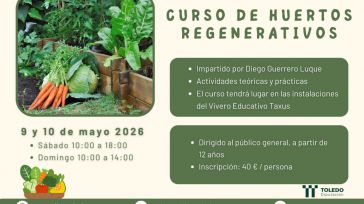 La Diputación de Toledo ofrece un curso práctico de huertos regenerativos para aprender a cultivar de forma sostenible