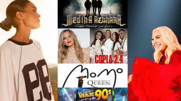 Mónica Naranjo, Marta Santos, Medina Azahara y Merche actuarán en Valdepeñas durante las Fiestas del Vino