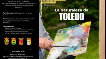 La Diputación de Toledo impulsa el I Certamen de Pintura Rápida “La Naturaleza de Toledo” para acercar la creación artística al patrimonio natural provincial