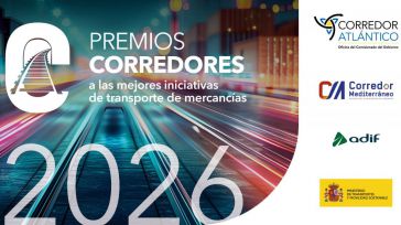 Los Premios Corredores 2026 abren convocatoria para impulsar el transporte ferroviario de mercancías