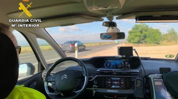 La Guardia Civil investiga a un conductor por circular a 185 km/h en un tramo de vía limitado a 90 en la N-430 en Albacete