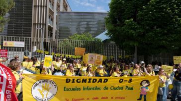 El seguimiento de la huelga en las escuelas infantiles de CLM ronda el 60%