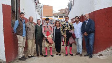 La presidenta de la Diputación de Toledo reafirma en Torrijos su apoyo a la tauromaquia y a las tradiciones de la provincia