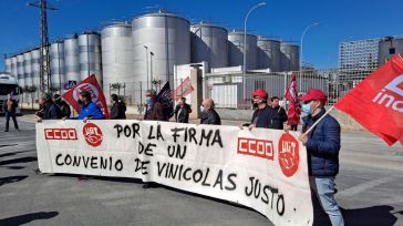 CCOO y UGT advierten del bloqueo en la negociación del convenio de vinícolas en Ciudad Real
