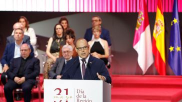 El presidente de las Cortes Regionales destaca “la identidad positiva y abierta” de Castilla-La Mancha frente a las “identidades rígidas y excluyentes”