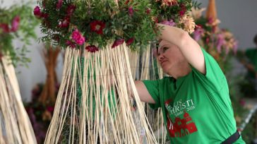 Toledo se convierte en la capital de la flor con motivo de la celebración del Corpus Christi