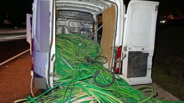 Dos detenidos por robo de cable de cobre por valor de 100.000 euros en una nave industrial de Chinchilla