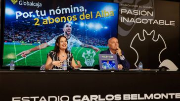 Globalcaja abre las puertas del Carlos Belmonte a nuevos abonados del Albacete Balompié
