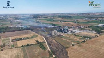 Extinguido el incendio forestal declarado en Talavera de la Reina
