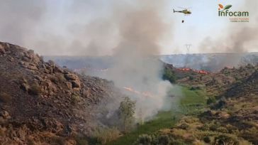 Un incendio en La Guardia arrasa 500 hectáreas mientras 25 medios continúan trabajando en su extinción