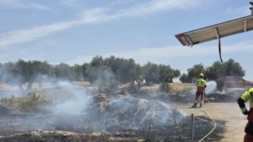 Sofocado un conato de incendio en una urbanización de Burguillos de Toledo
