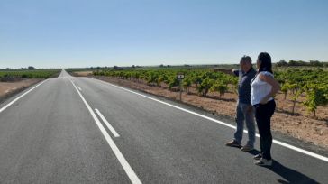 La Diputación de Toledo abre al tráfico la renovada carretera entre la N-301 y Villanueva de Alcardete tras una inversión de 820.000 euros