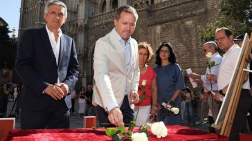 Carlos Velázquez señala a Toledo como símbolo contra el terrorismo y en favor de la unidad y la libertad