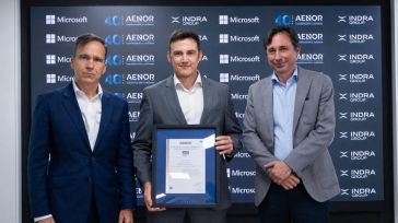 Indra, primera firma española en obtener la certificación de Aenor sobre IA responsable con Microsoft