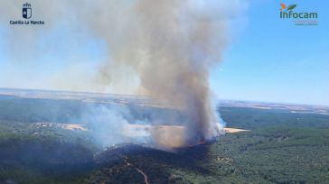 CLM envía un Es-Alert a la población cerca de Beleña para evacuar la zona ante un peligroso incendio nivel 2