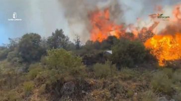 El incendio de La Mierla afecta a 2.054 hectáreas y está "muy lejos de ser controlado"
