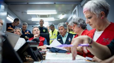 García-Page avanza el regreso de los habitantes de varios municipios evacuados por el incendio de La Mierla, aún “en fase de estabilización”