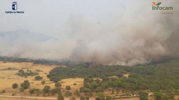 El incendio de Almorox arrasa ya 2.000 hectáreas en Toledo mientras el complejo forestal supera las 77.000 calcinadas