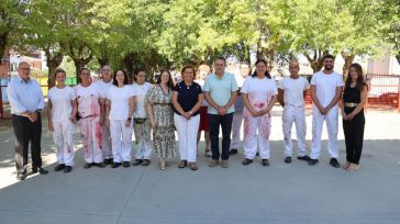 Cedillo destaca en Camarena cómo los Talleres+ unen formación y empleo con la mejora de los espacios públicos