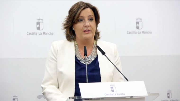 La consejera de Economía, Empresas y Empleo, Patricia Franco, en la valoración de los datos del paro.