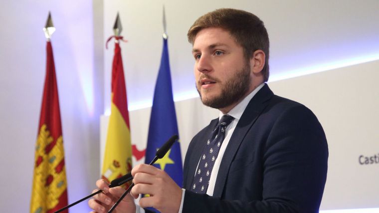 El portavoz del Gobierno regional, Nacho Hernando, en la rueda de prensa del Consejo de Gobierno.