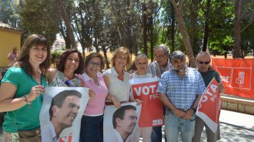 LA SOCIALISTA GUADALUPE MARTÍN PIDE EL VOTO PARA ASEGURAR LAS PENSIONES